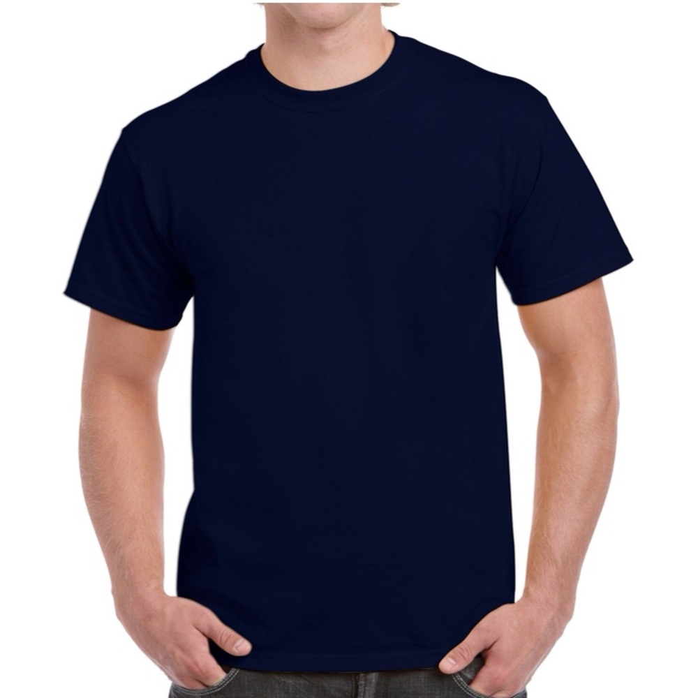 Gildan Navy Heavy Cotton Short Sleeve Tee XL